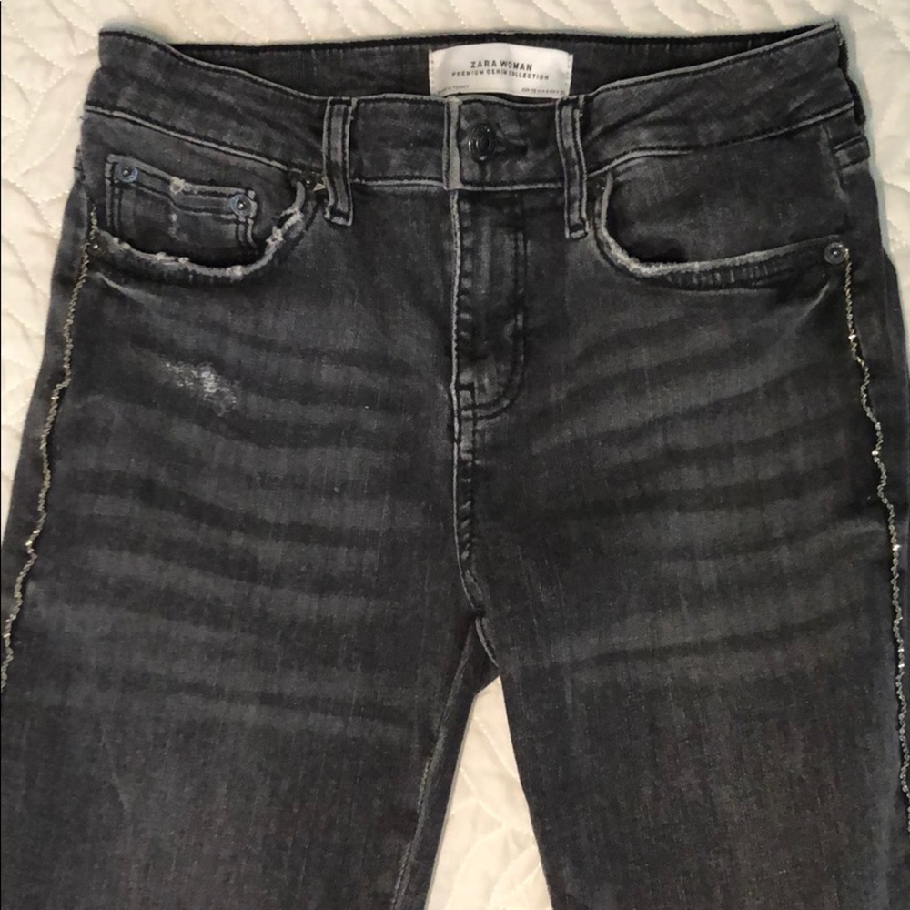 Zara Woman Premium Skinny Jeans w/ Embellishment